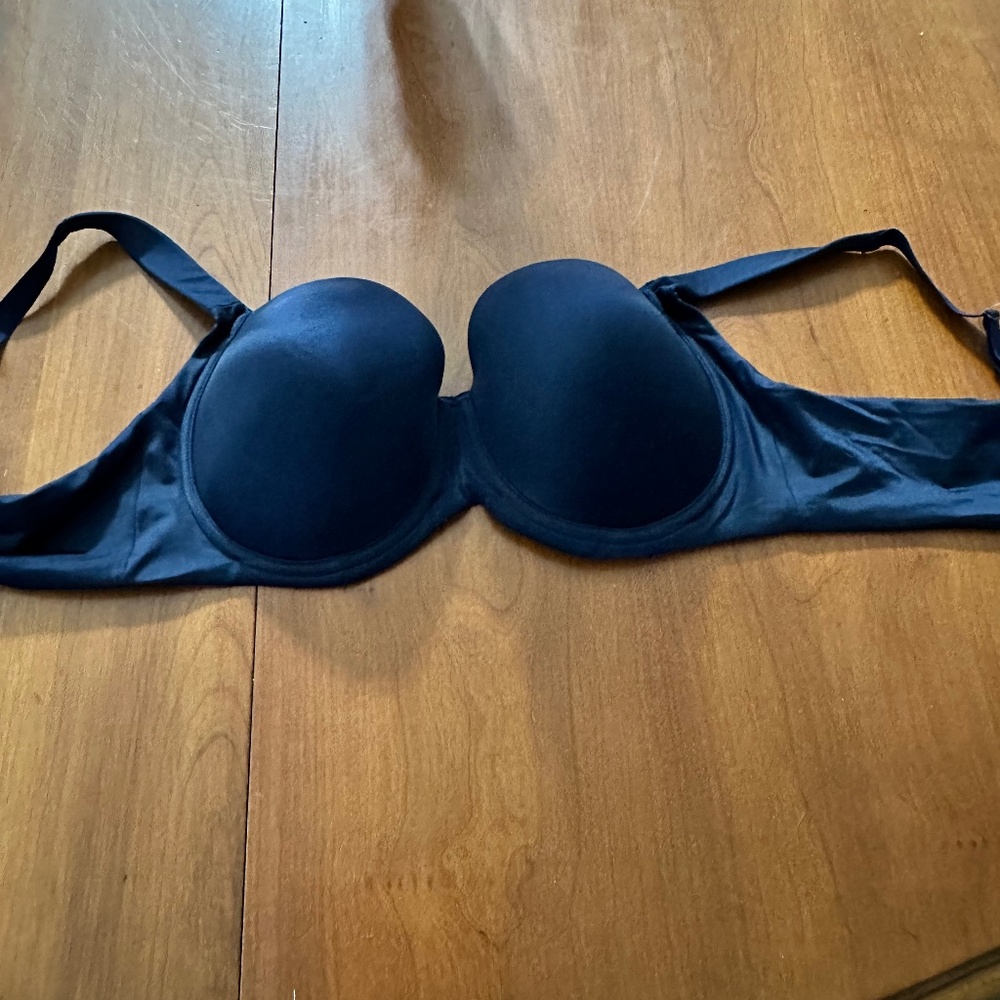NWT SOMA Stunning Support Smooth Full Coverage Bra Navy blue 40D